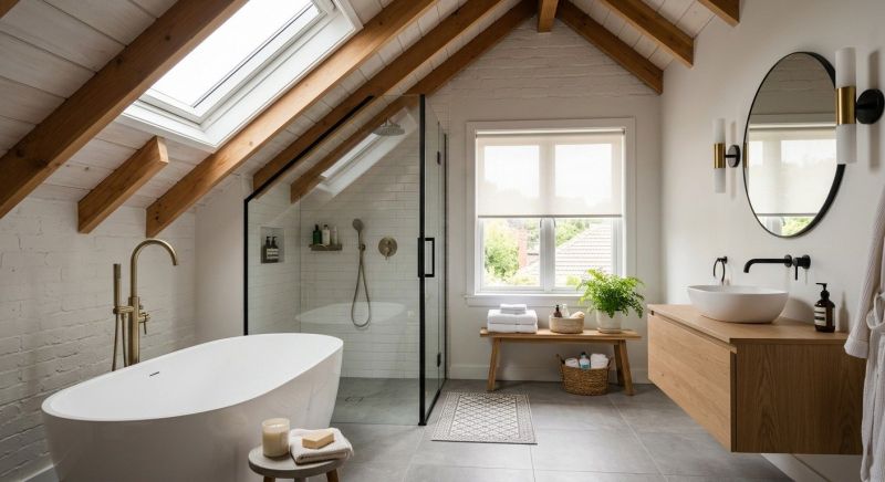 Attic Bathroom Remodeling in Oxford, MI