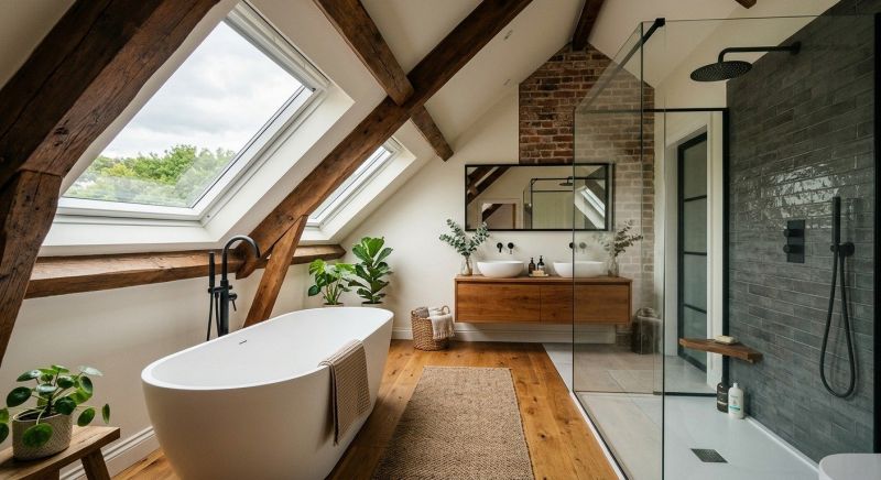 Attic Bathroom Remodeling in Oxford, MI