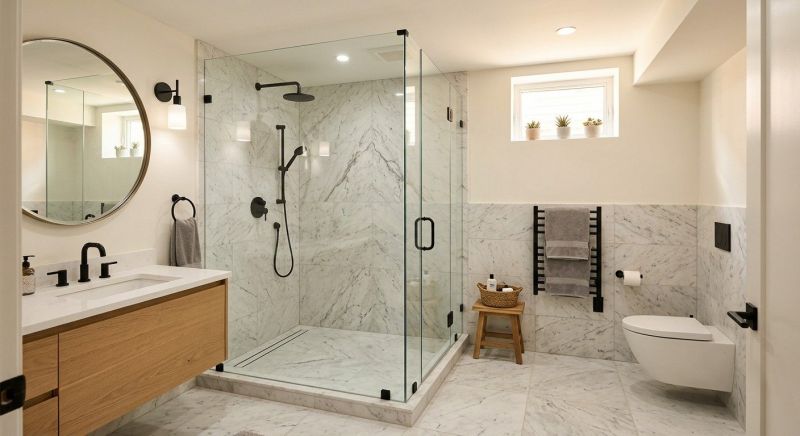 Basement Bathroom Remodeling in Oxford, MI