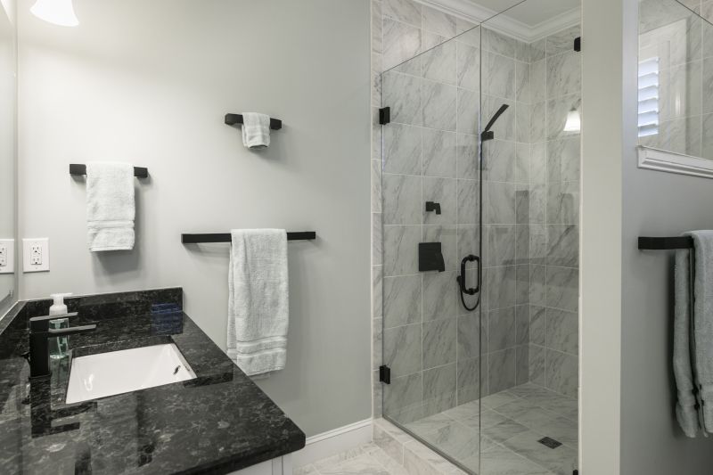 Granite Shower Installation in Oxford, MI
