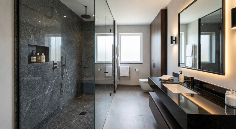 Granite Shower Installation in Oxford, MI